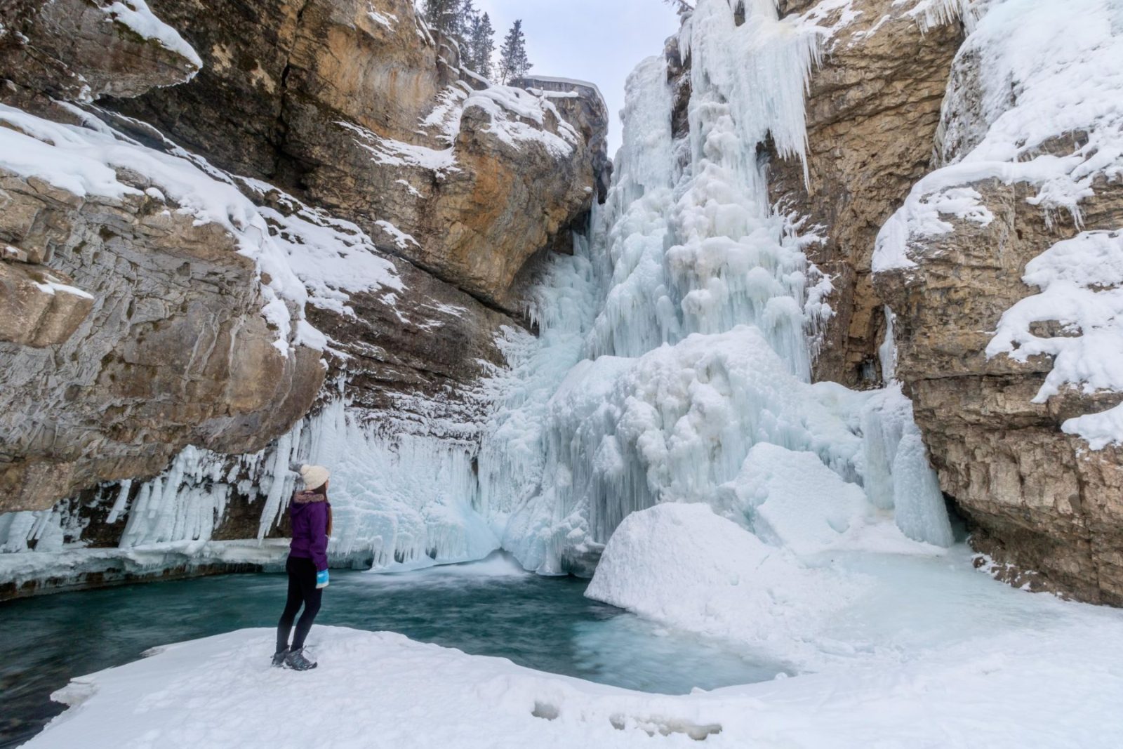 Johnston Canyon Ice Walk Tour