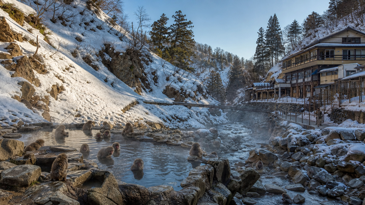 Your Nagano Snow Monkey Tour at Jigokudani