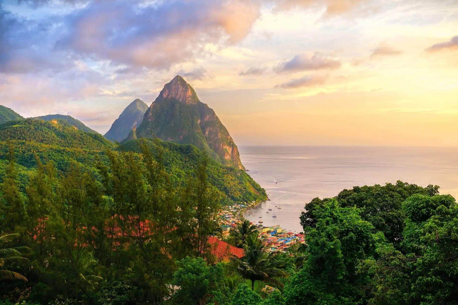 Pitons Peaks