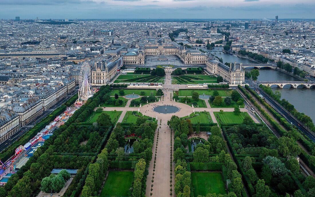 Tuileries Garden Perspective