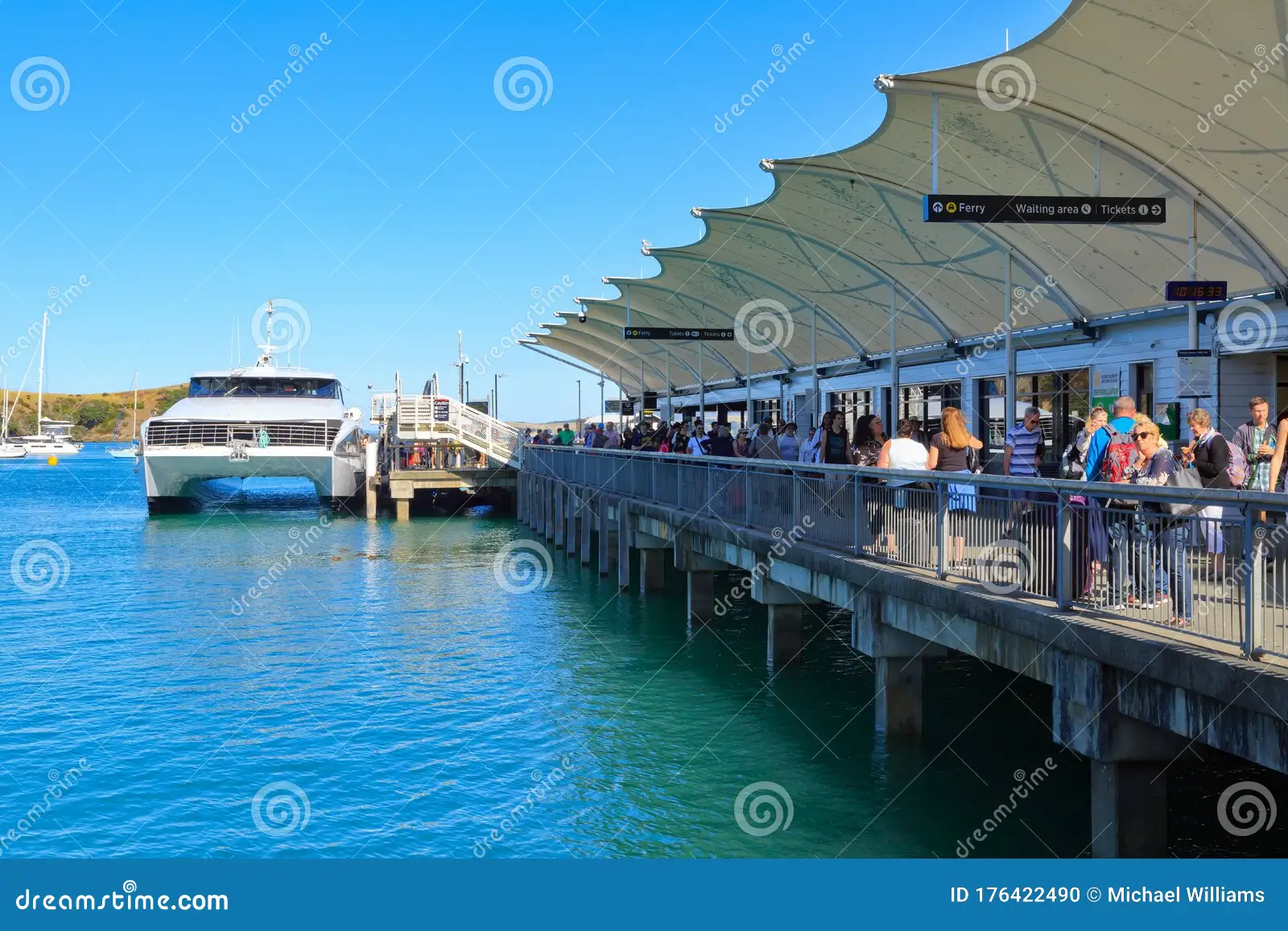 Ferry arrival