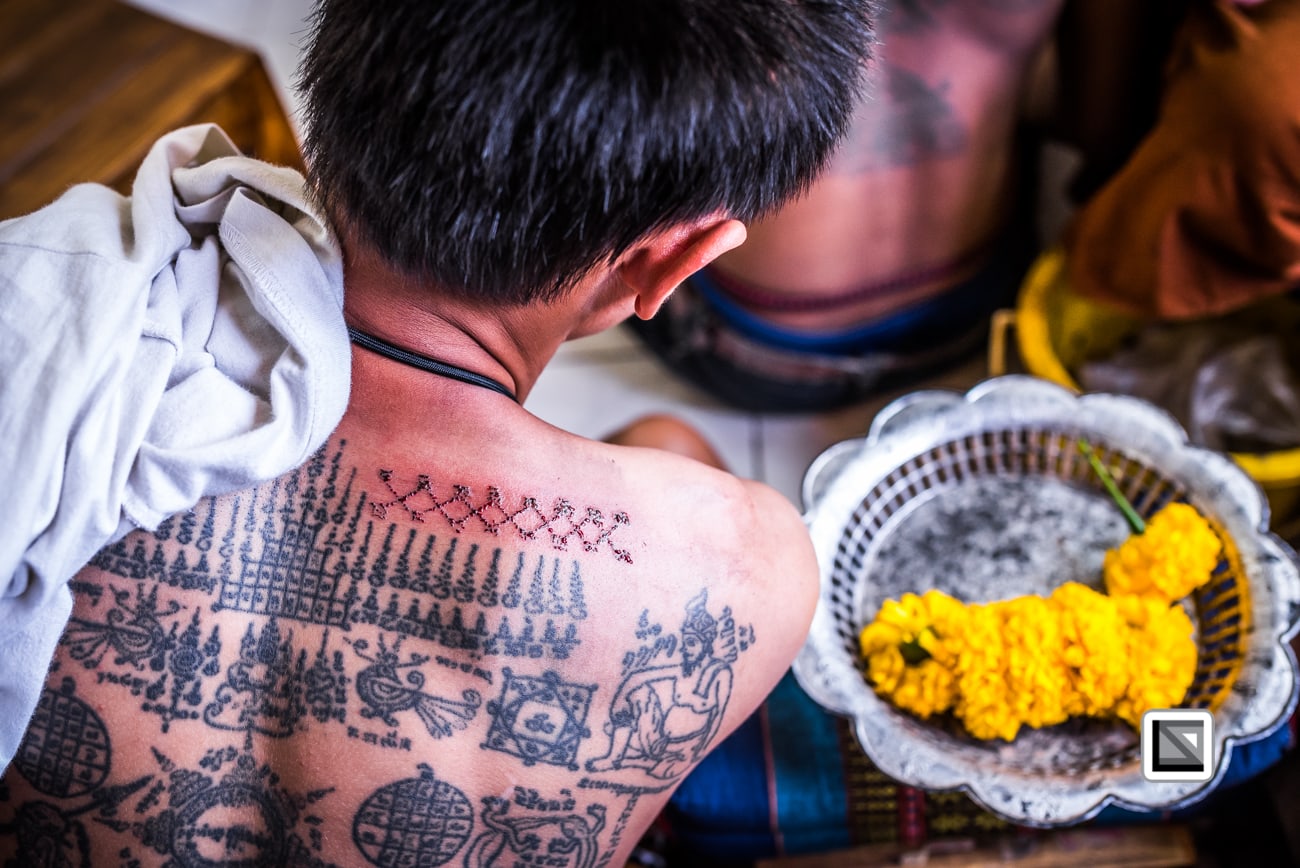 Sak Yant Tattoo Bangkok Photos