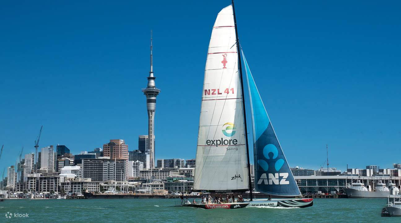 America's Cup Sailing on Auckland's Waitemata Harbour