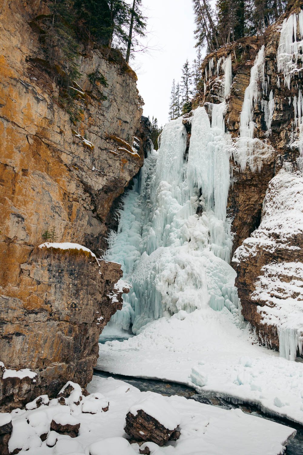 Johnston Canyon Winter Trail