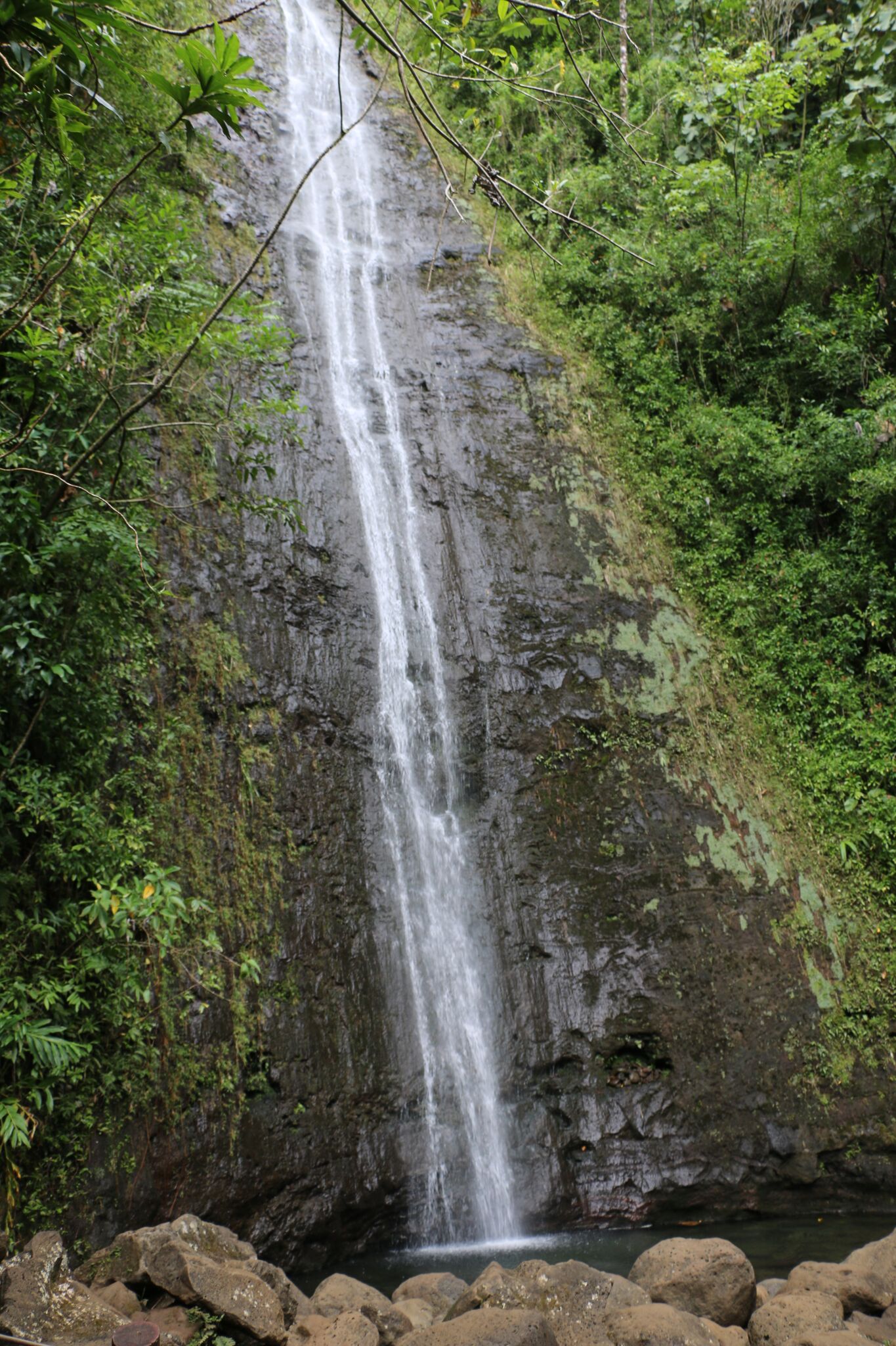 Continue to ʻAihualama Falls viewpoint