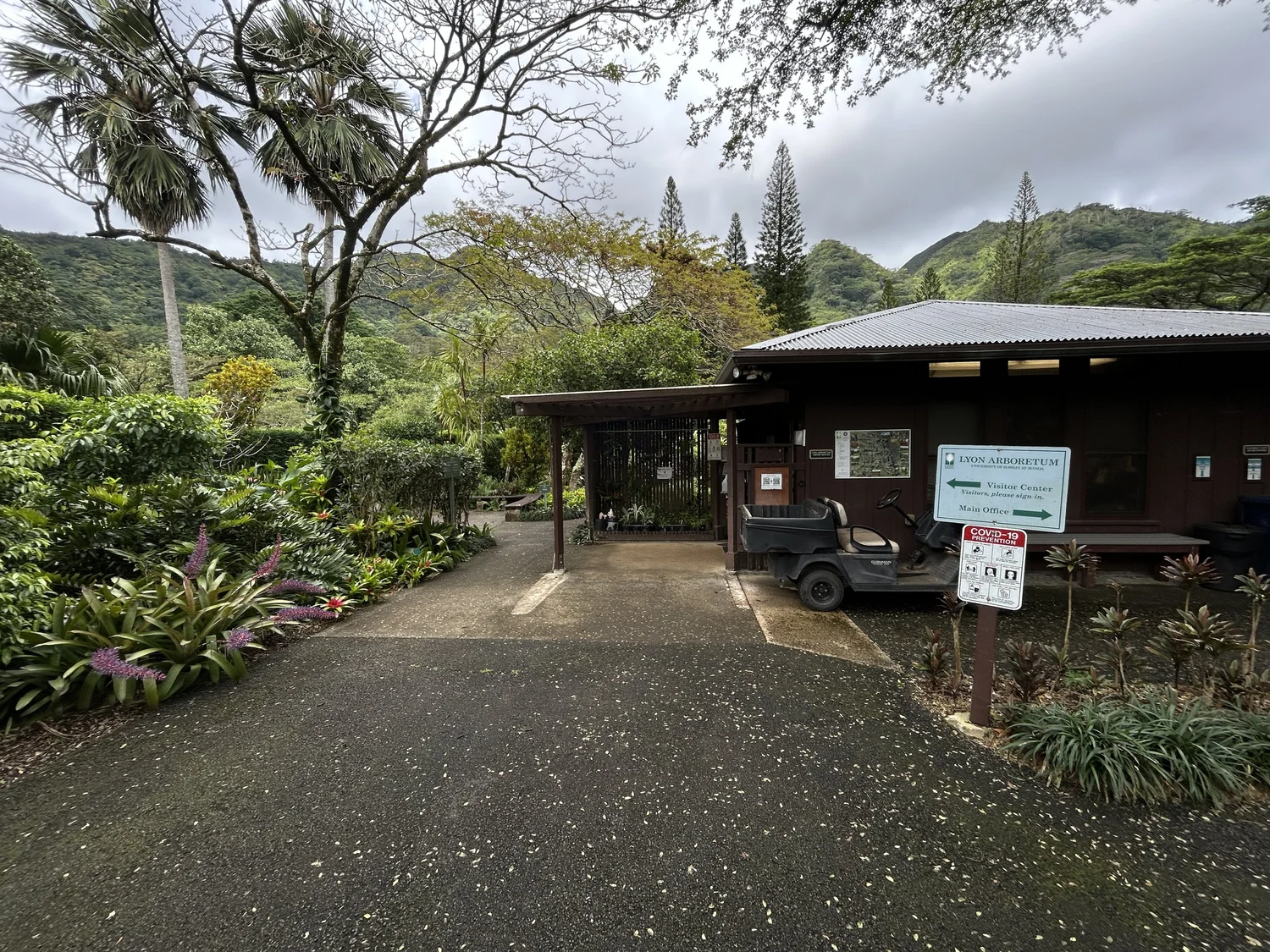 Check in at Visitors Center