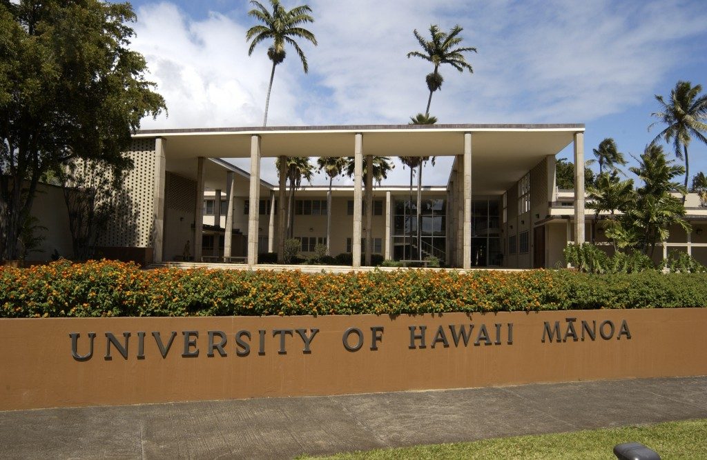Campus da Universidade do Havaí em Manoa