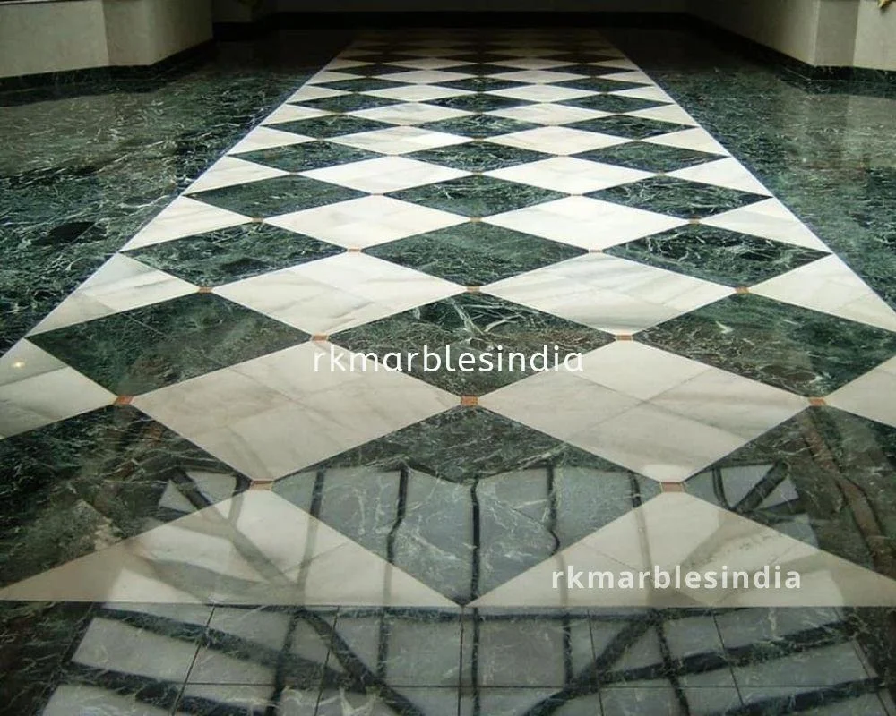 Eastern Vestibule Green Marble Floor