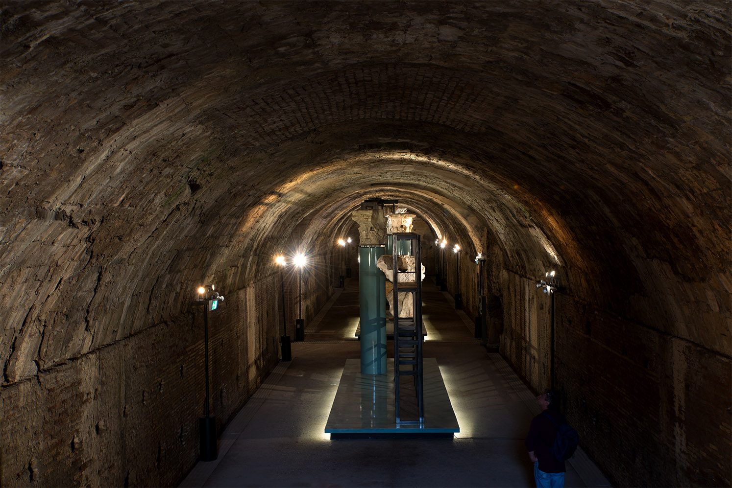 Underground tunnels and Mithraeum