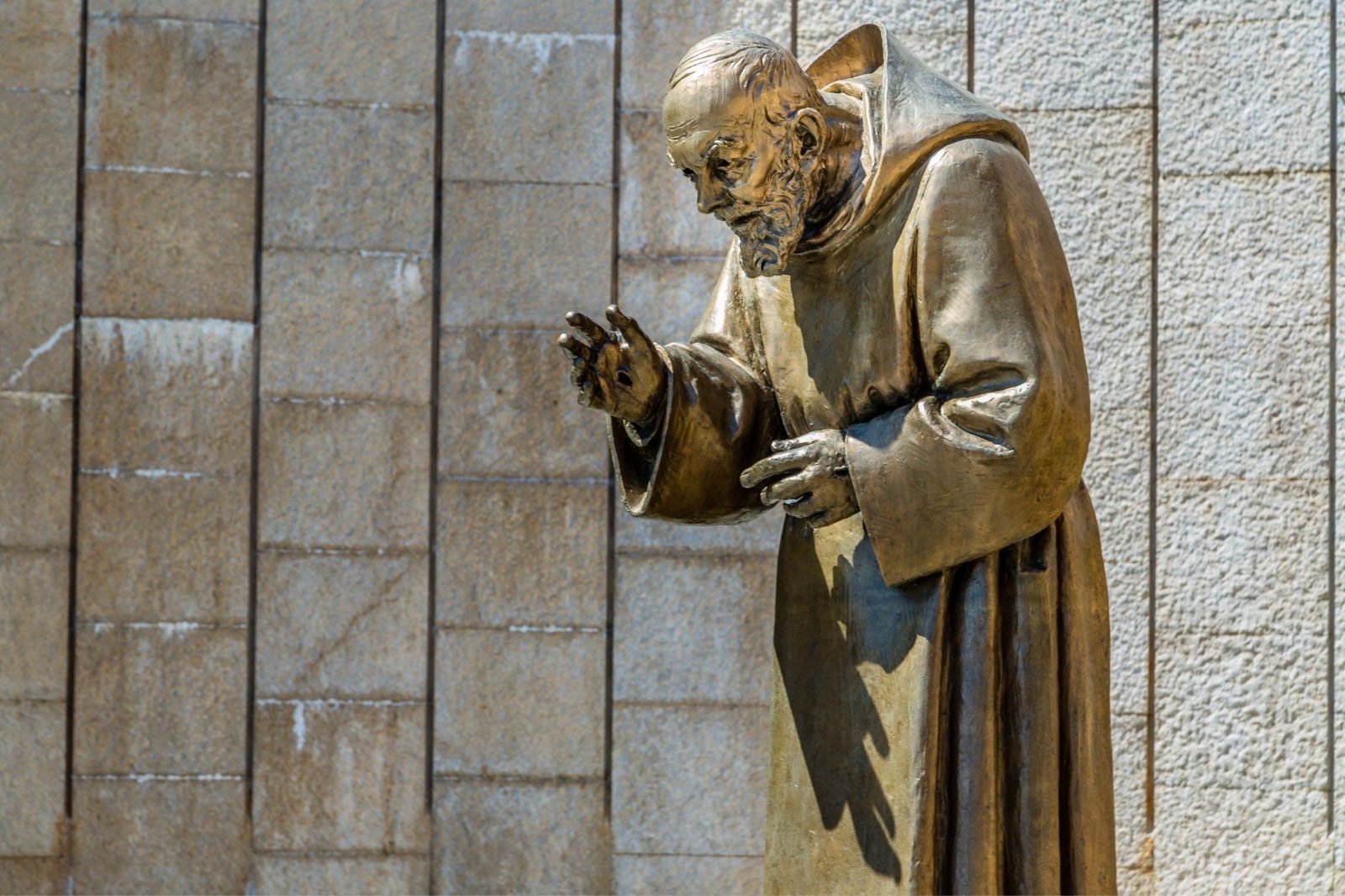 Bronze Statue of Saint Pio