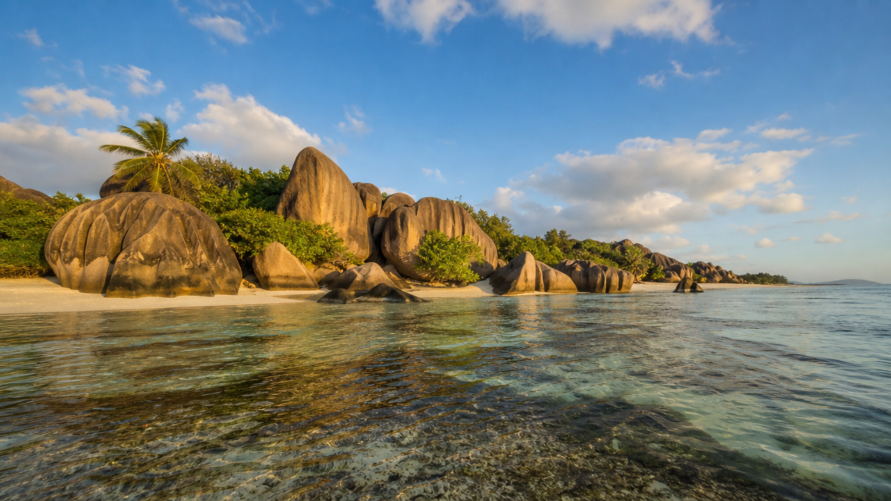 Curieuse Island Beach