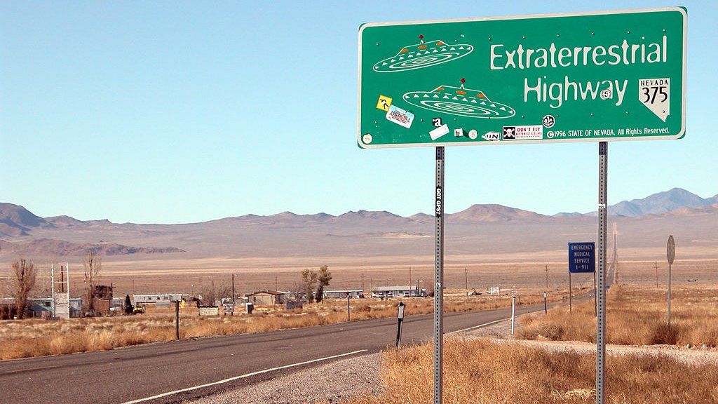 Extraterrestrial Highway Sign