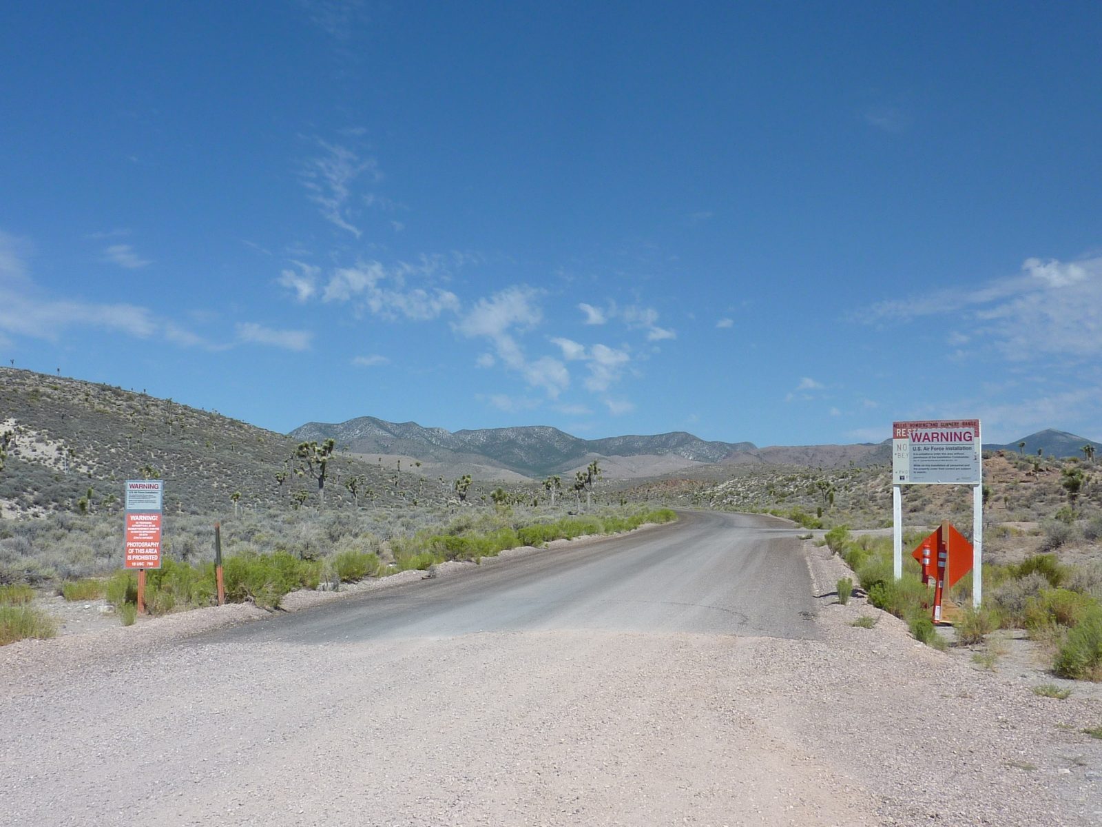 Groom Lake Road Junction