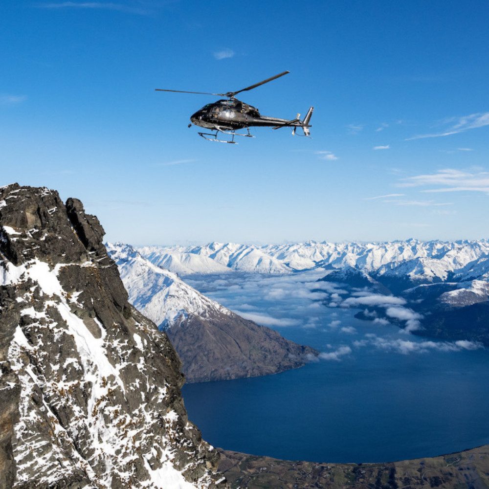 Remarkables helicopter tour photo corridor