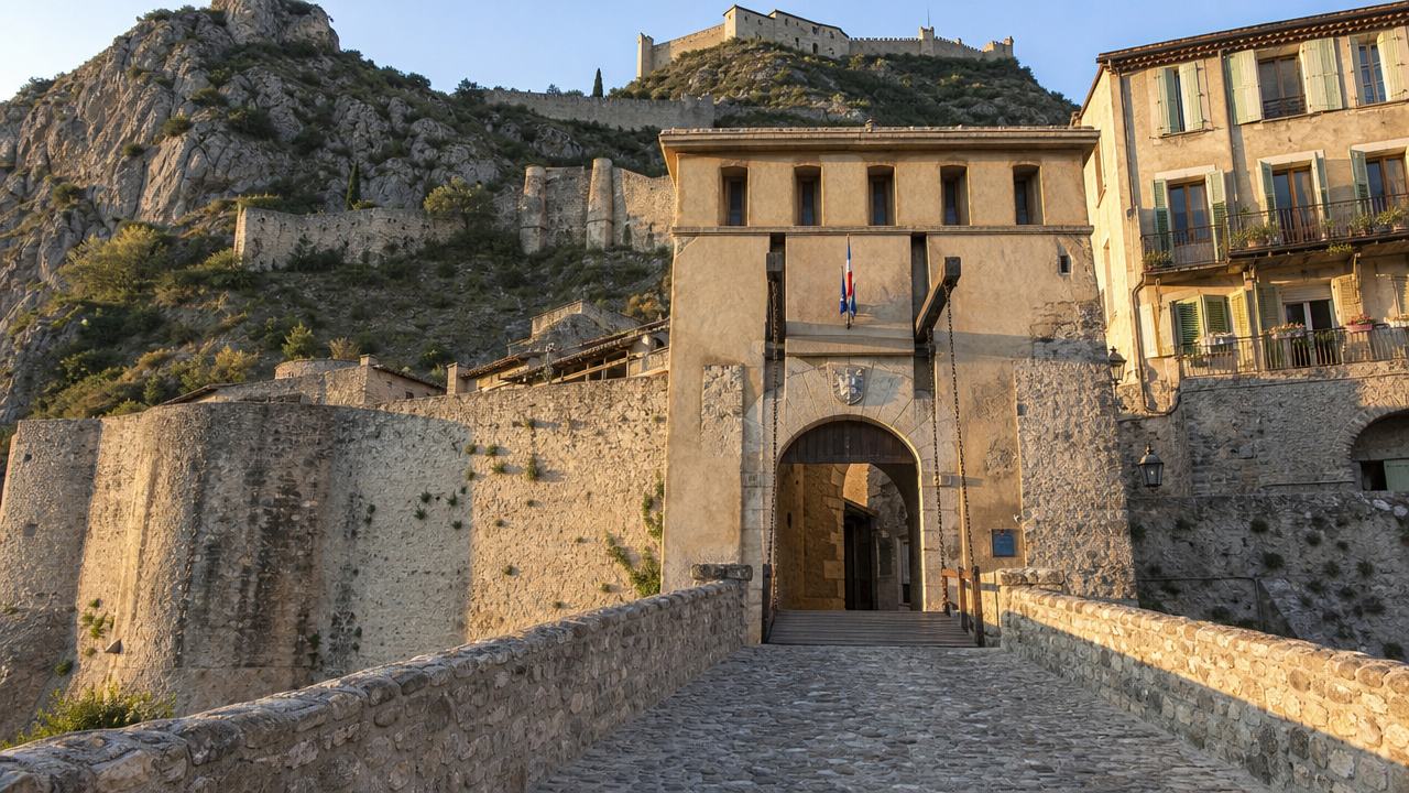 Entrevaux Drawbridge