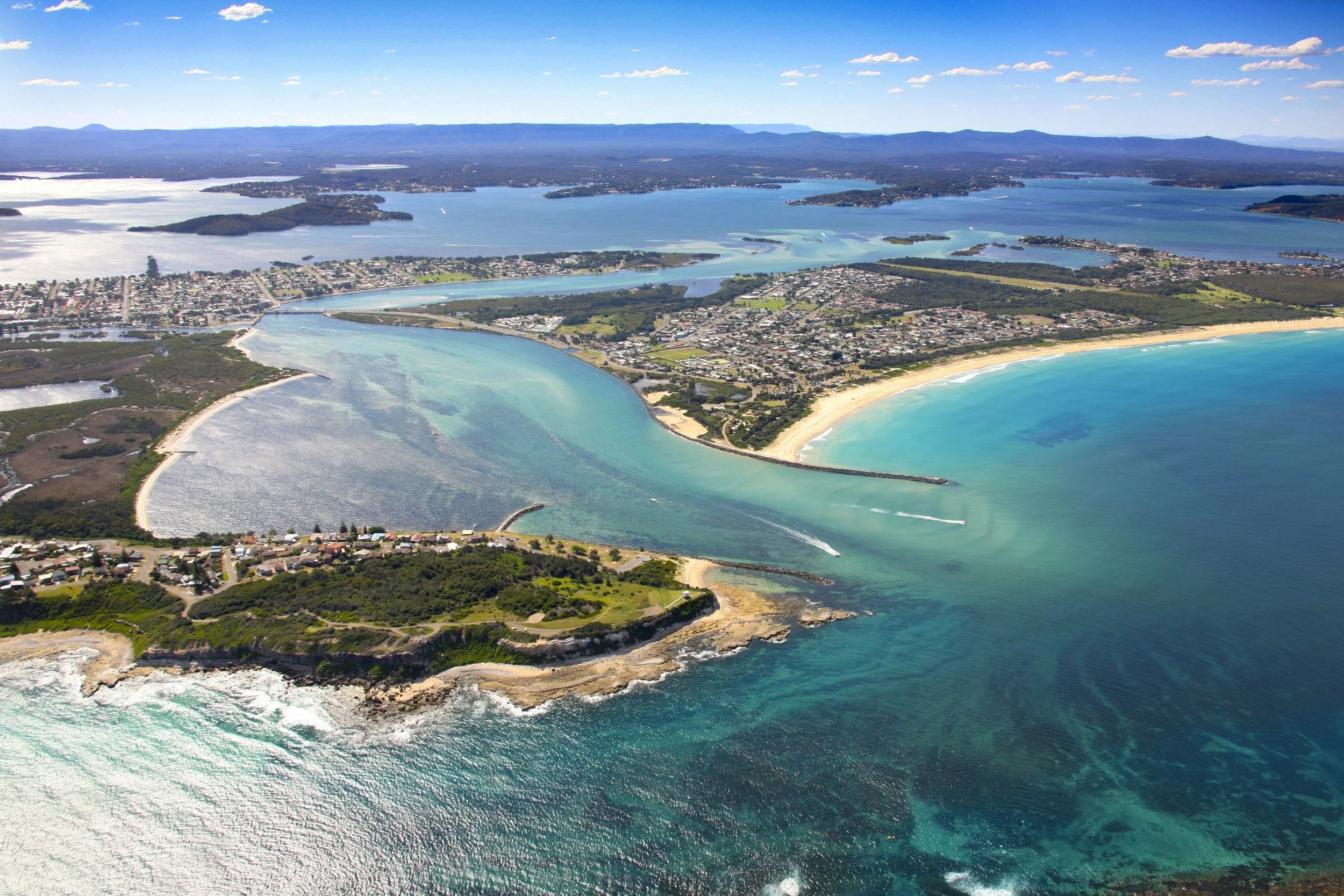Lake Macquarie Aerial View