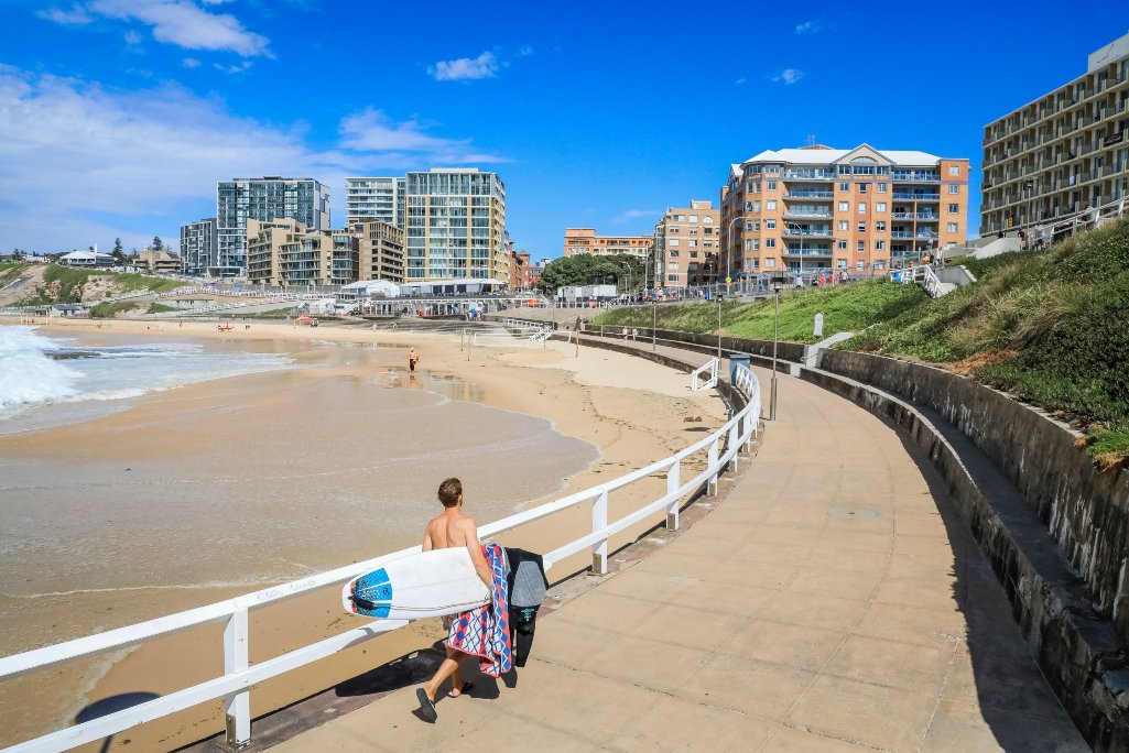Newcastle Beach Promenade