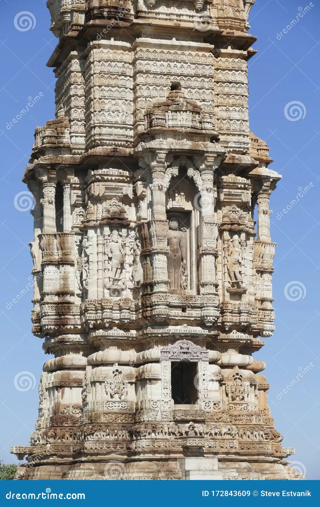Kirti Stambh Facade View