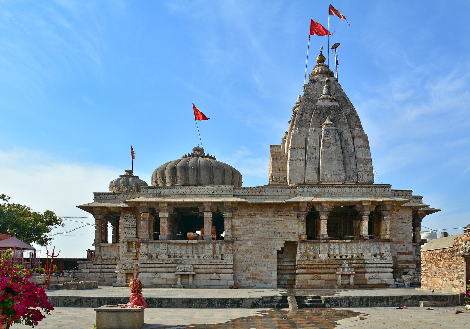Kalika Mata Temple Courtyard