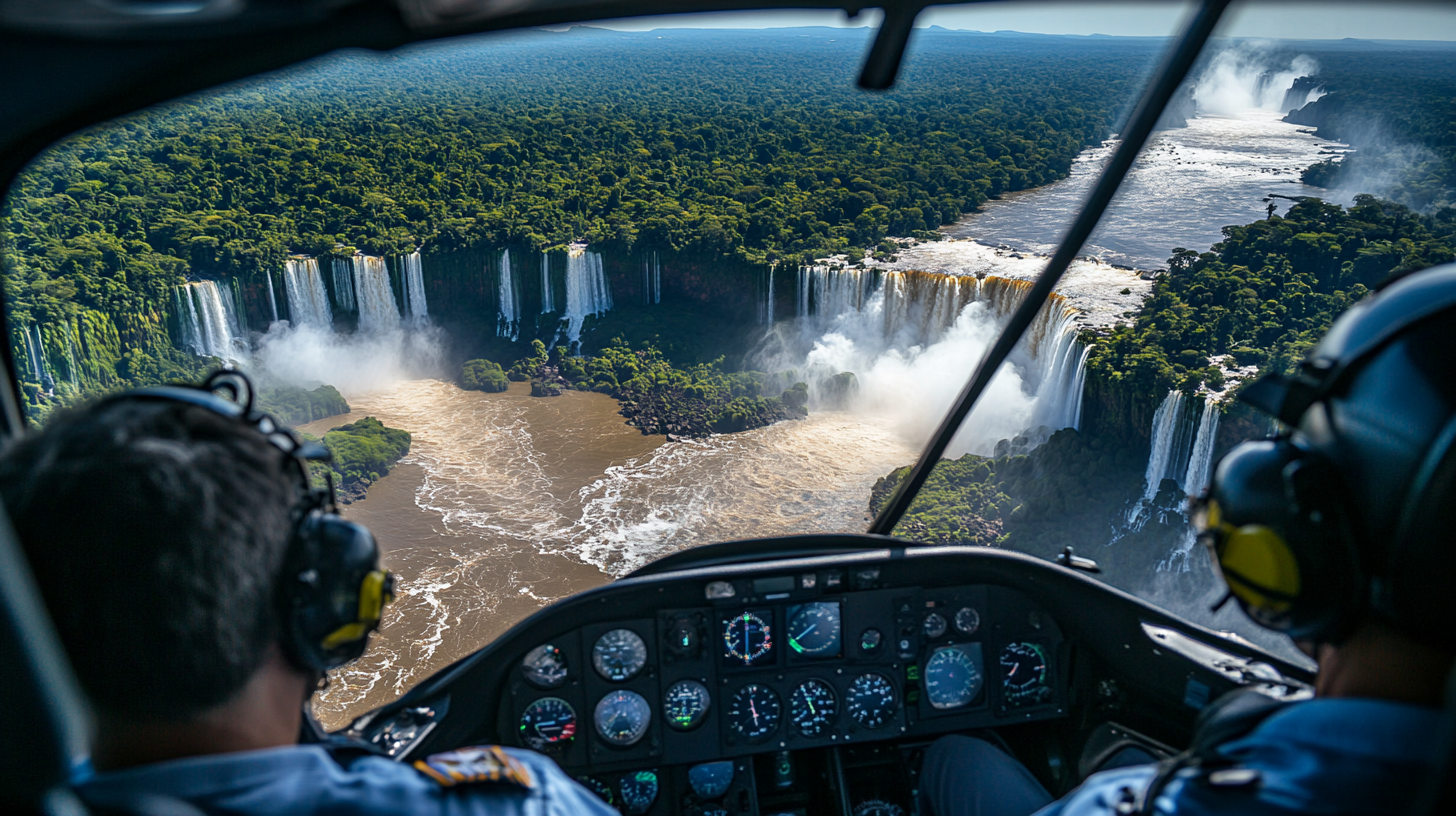 Iguazu Falls Helicopter Tour Brazil