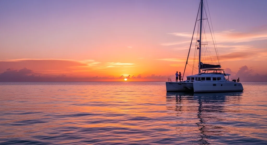 Sunset Aft Deck