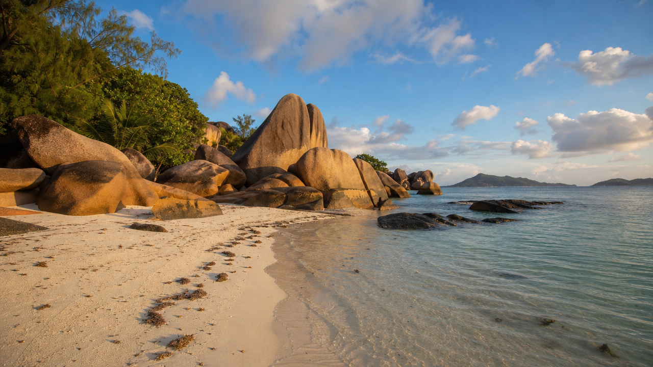 Curieuse Island Beach