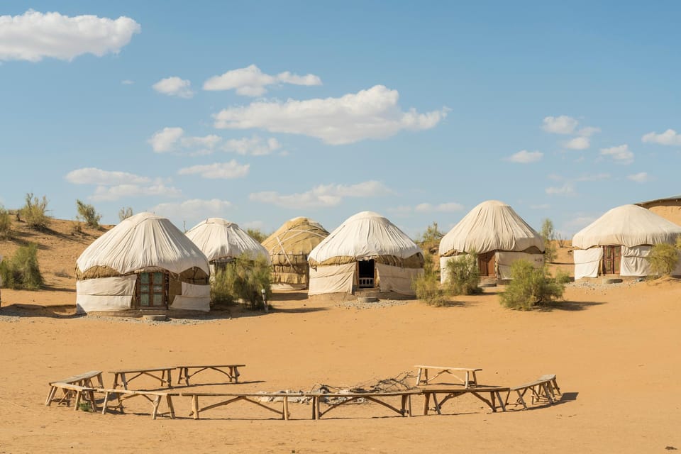 Campamento de yurtas de Muynak