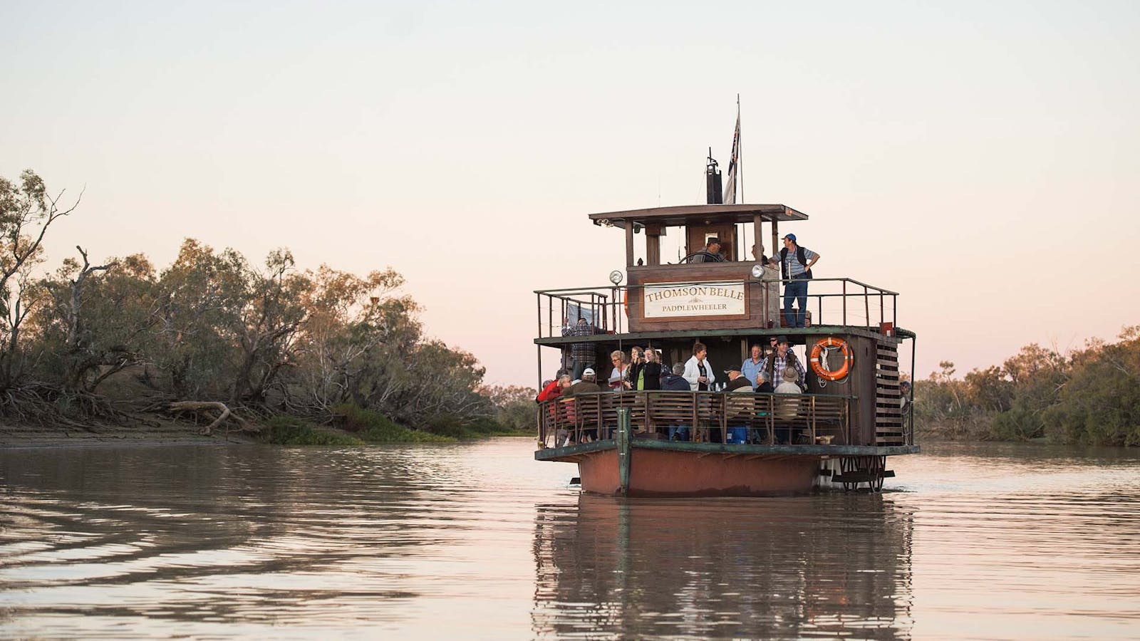Longreach Sunset Cruise on the Thomson River