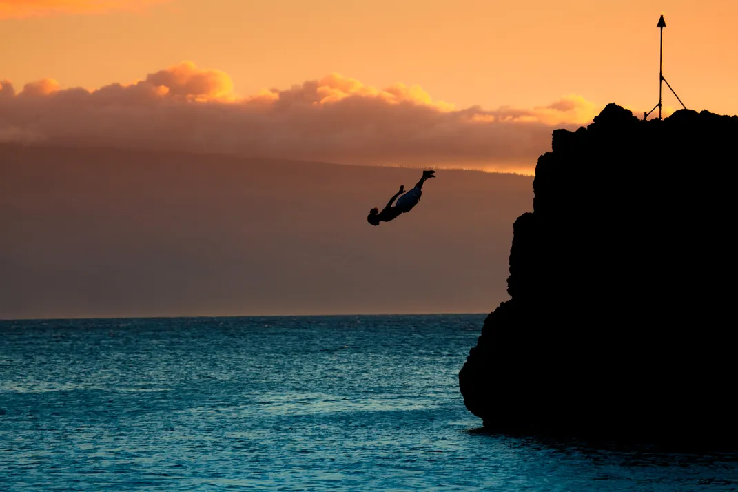 Cliff Diving Ceremony