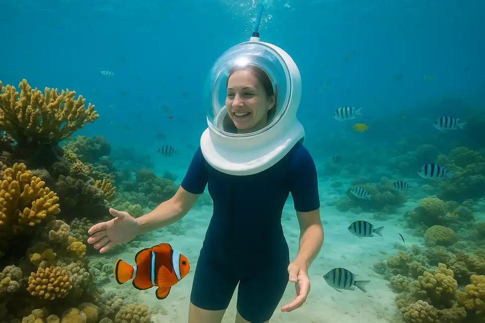 Underwater Walking Curacao Experience