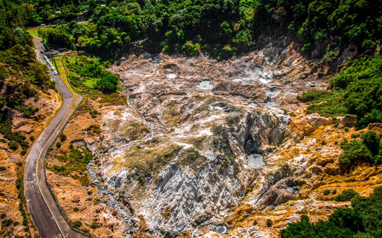 Soufrière Drive-In Volcano