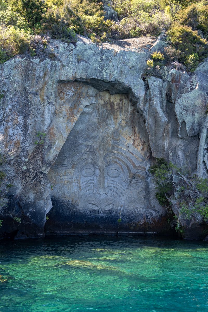 Maori Rock Carvings Boat Tour Experience