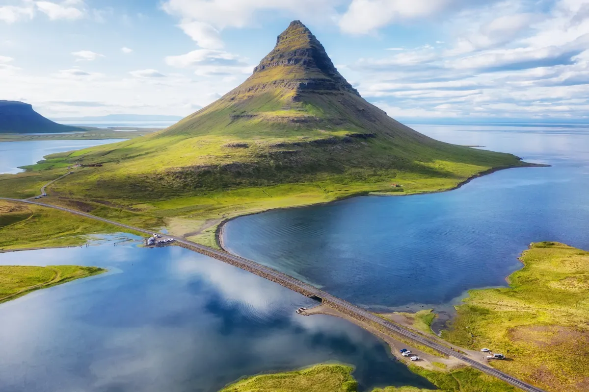 Paddle beneath Iceland's iconic Kirkjufell kayaking tour