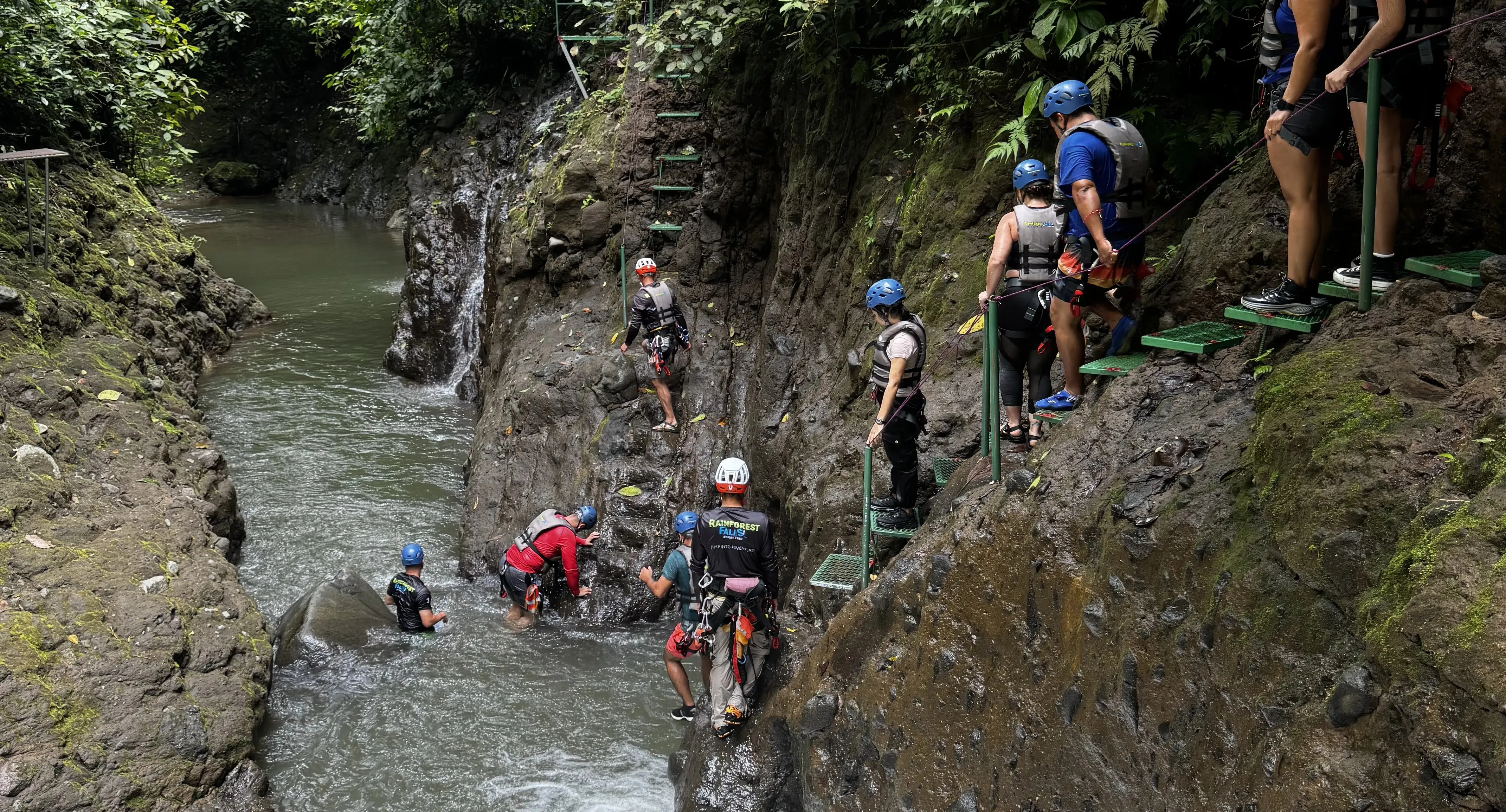 Canyoning La Fortuna Near Arenal Volcano