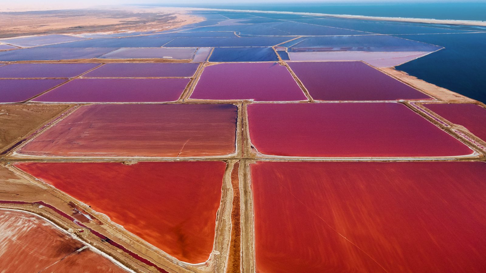 Pink Salt Lakes