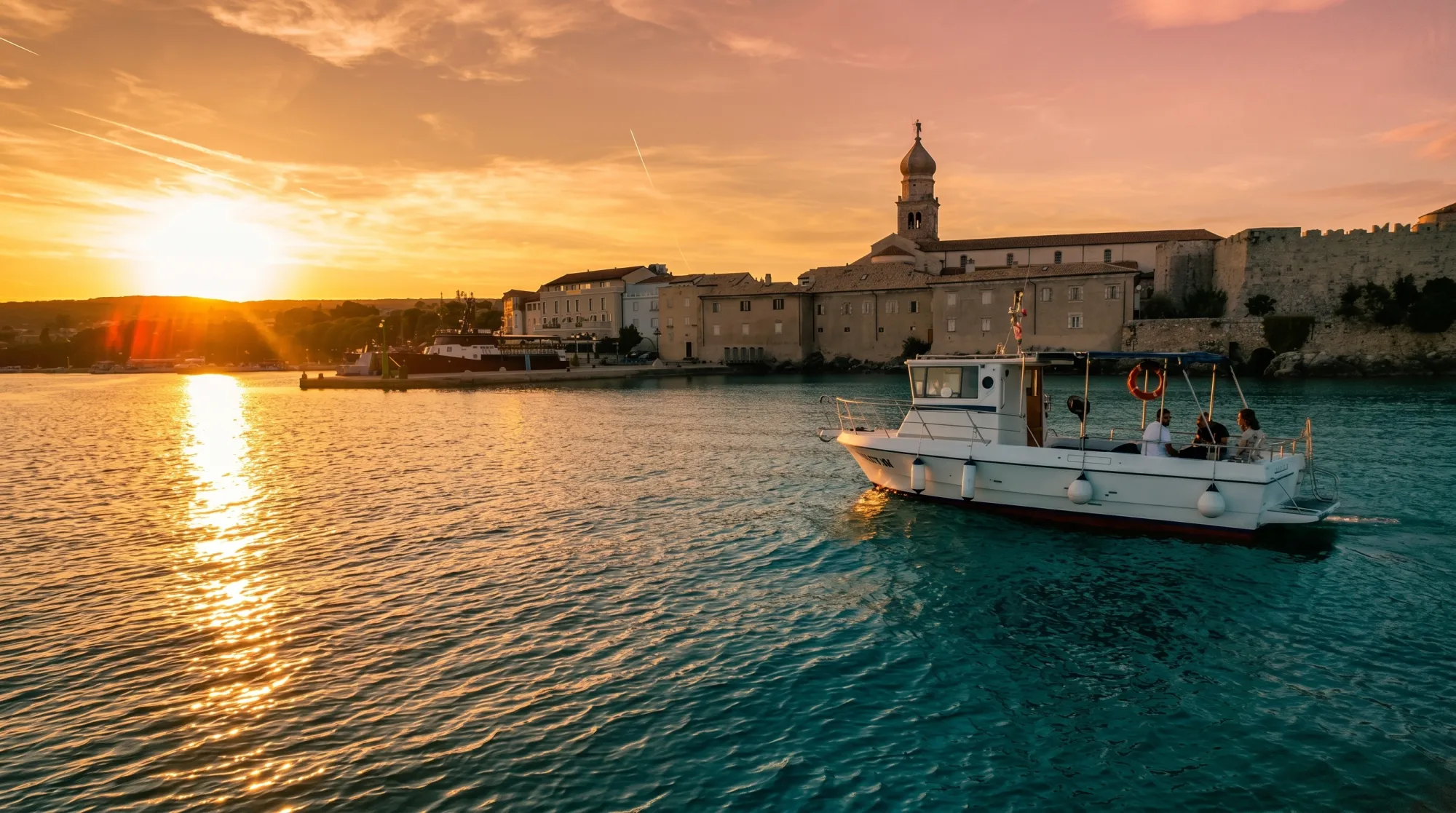 Krk Boat Tour Along the Adriatic Coast