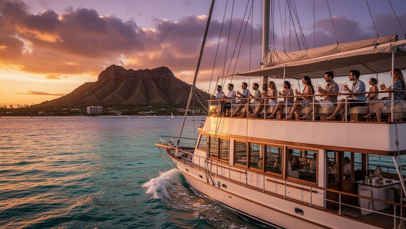 Waikiki Booze Cruise Photos