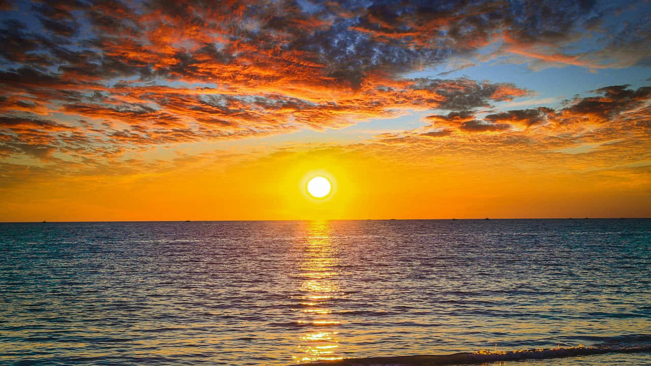 Sunset Horizon Line