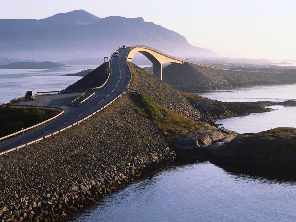 Atlantic Ocean Road From Molde
