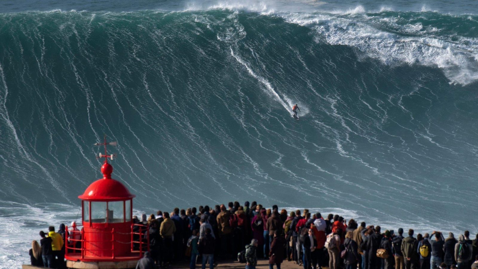 Youngest Person to Surf Nazare