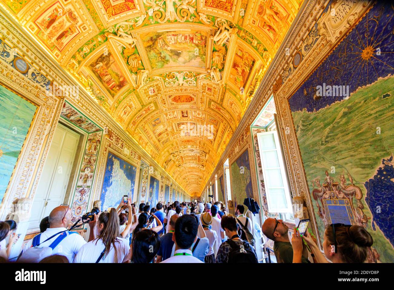Gallery of Maps and tapestries