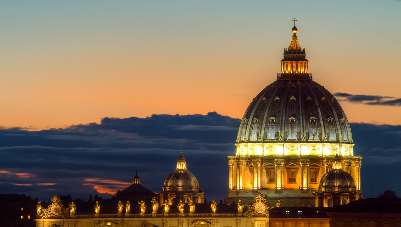 Exit via St. Peter's Basilica