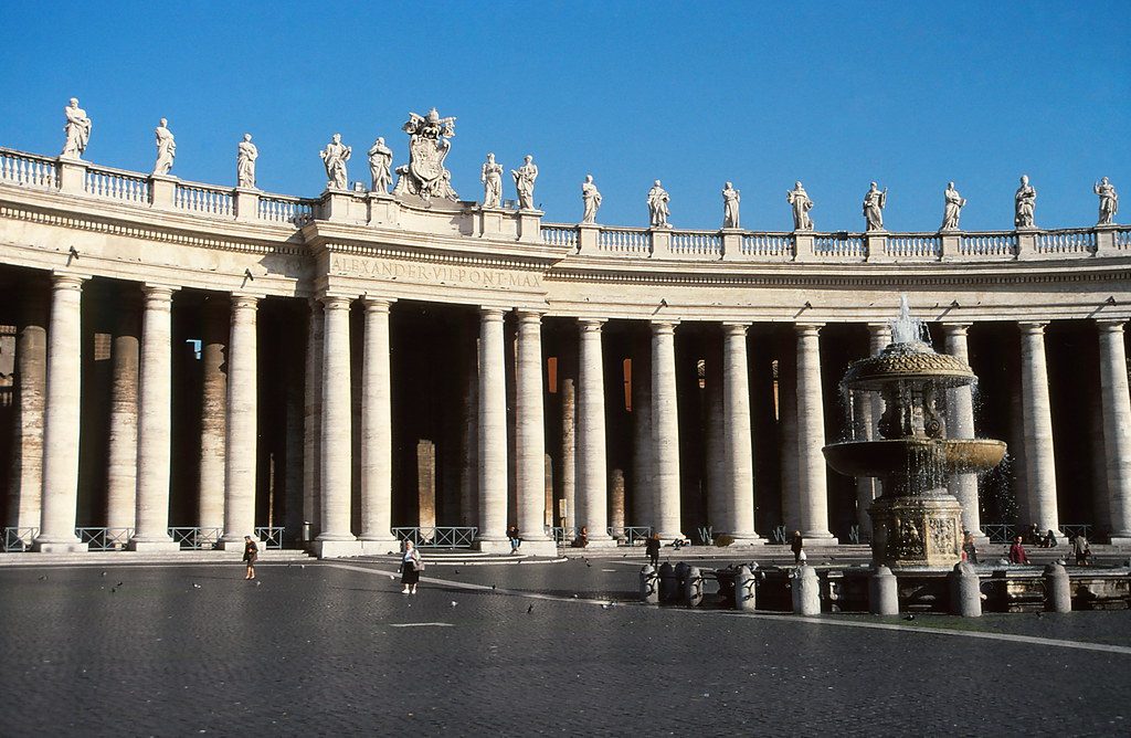 Bernini Fountain Perspective Point