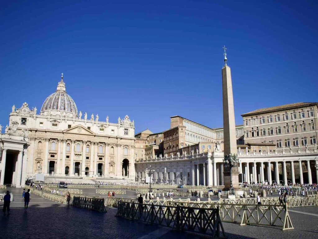 Piazza San Pietro Obelisk Axis