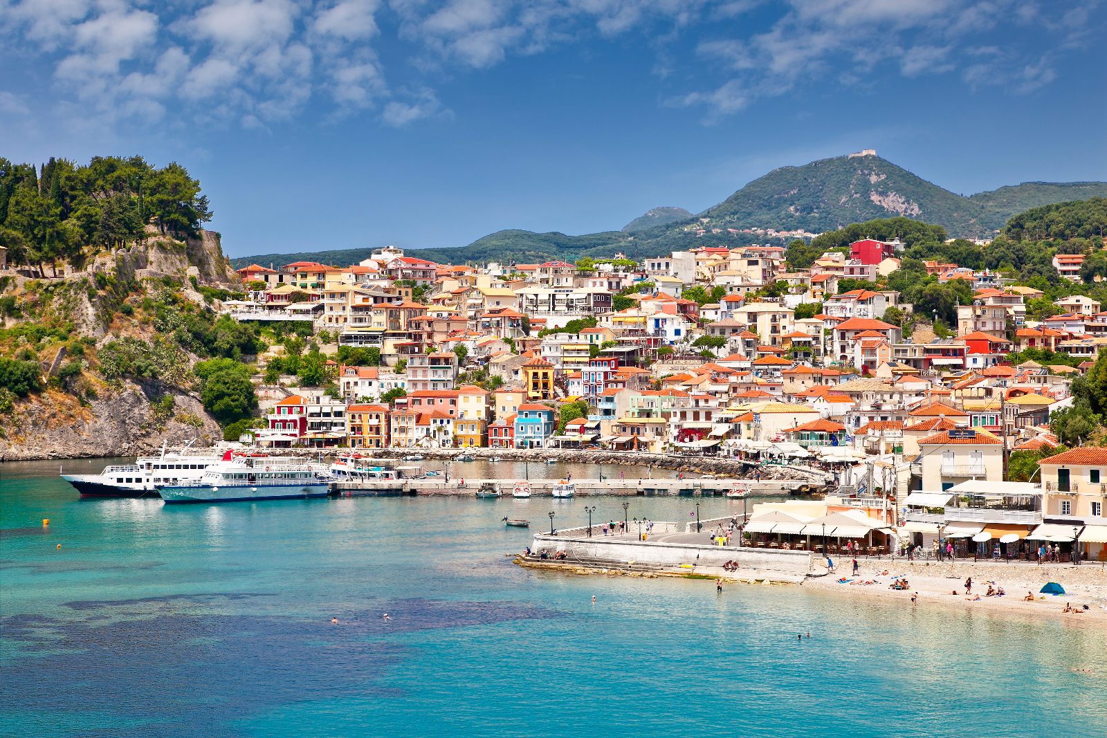 How Far Is Parga From Corfu