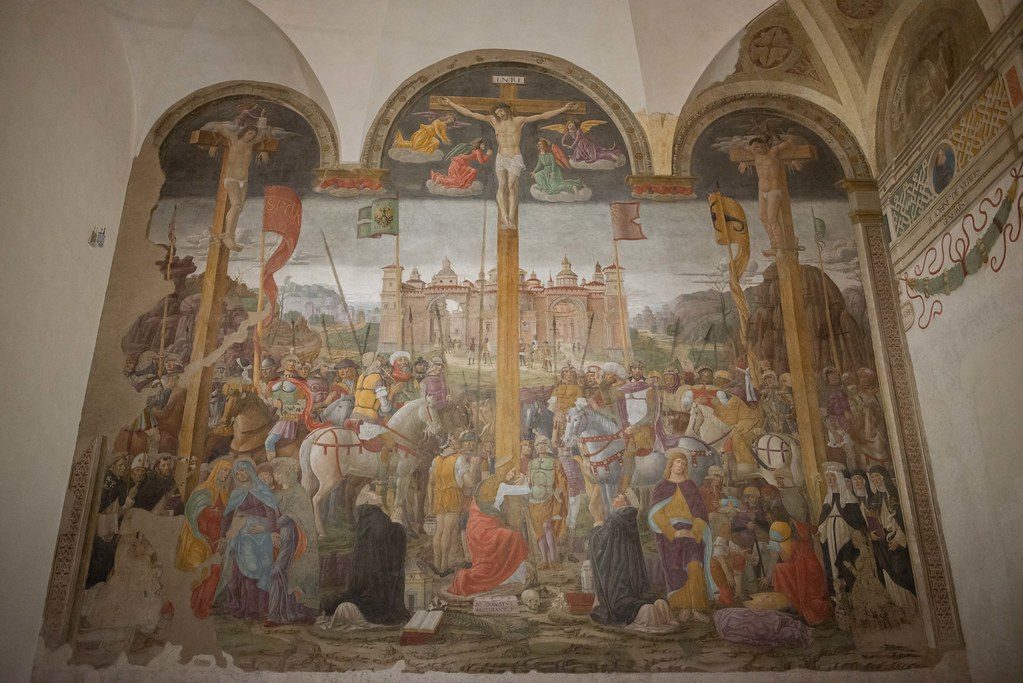 The Crucifixion by Montorfano