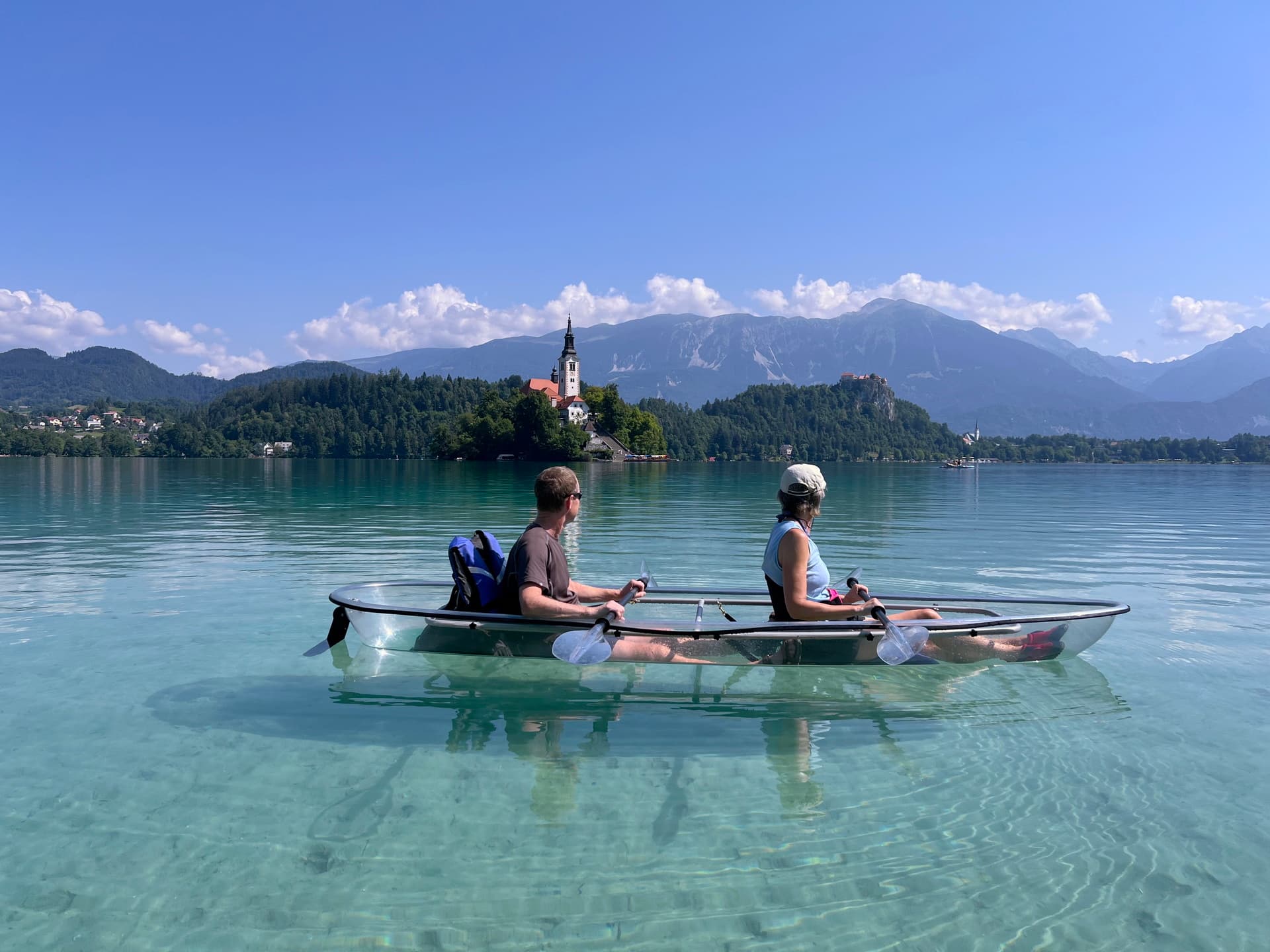 Clear Kayak Lake Bled