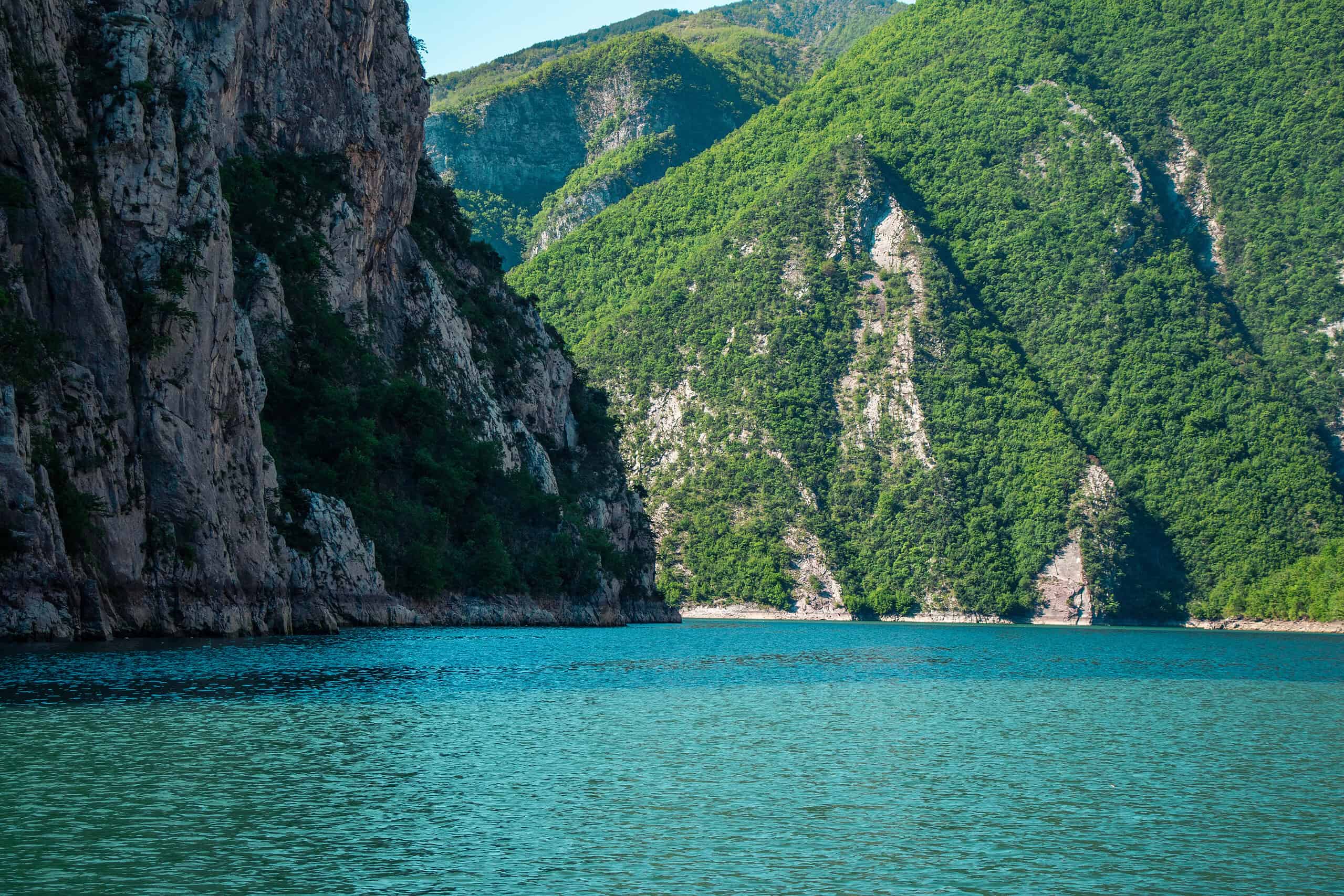 Komani Lake Ferry Through Albania's Fjord Canyon