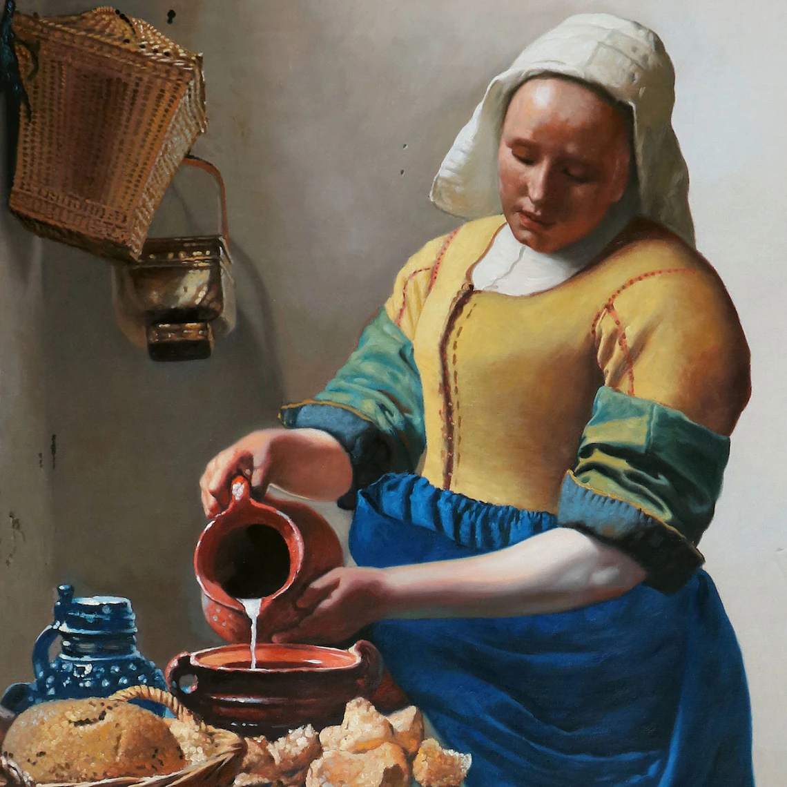 Milkmaid by Vermeer