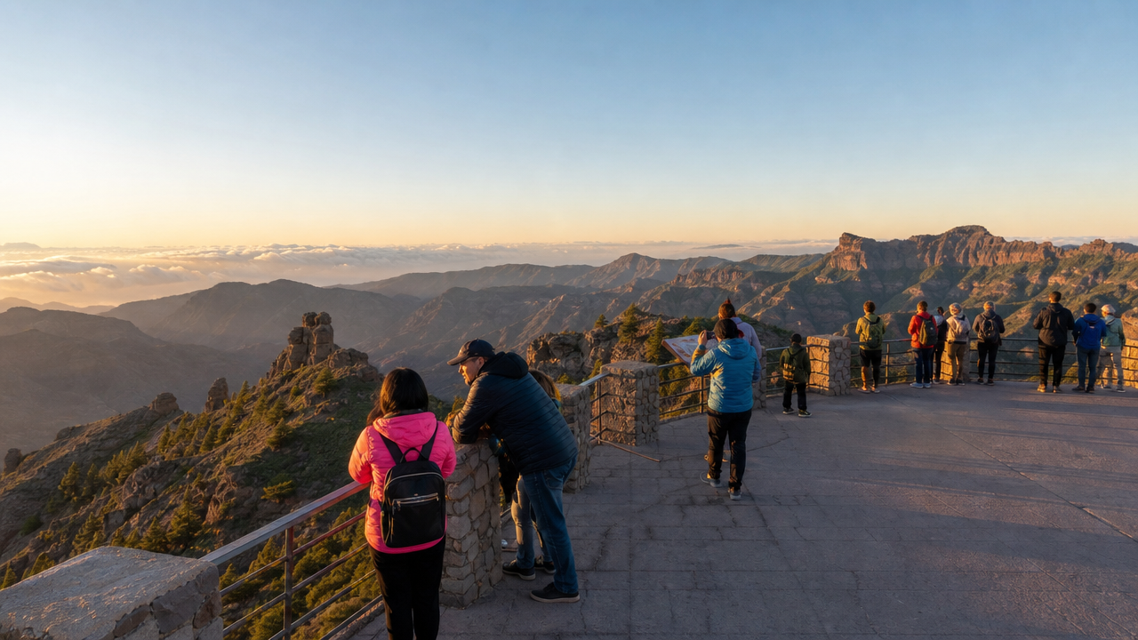 A sua experiência em Pico de las Nieves — A experiência no cume da Gran Canaria